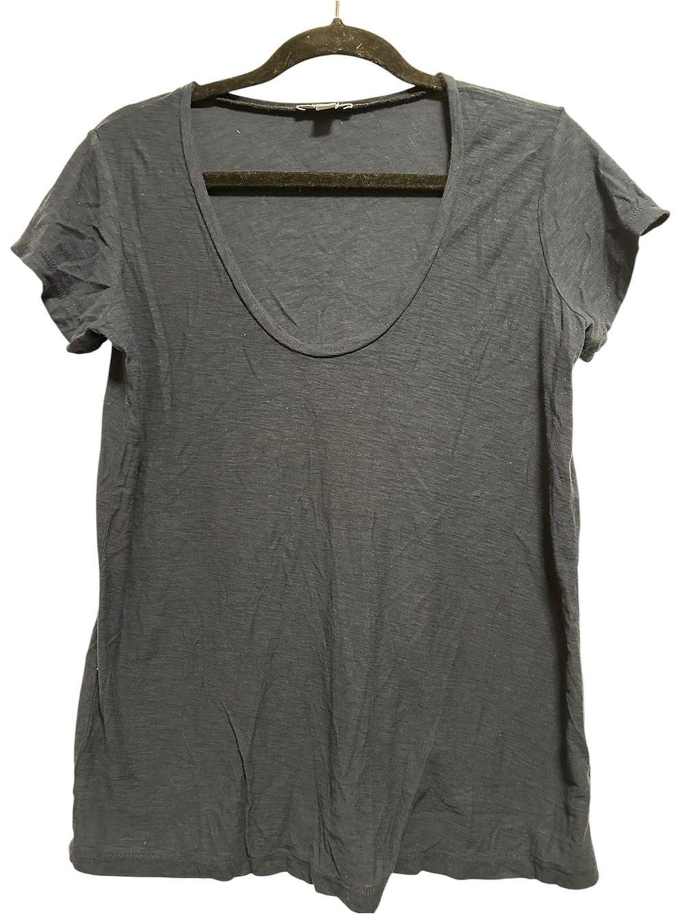 James Perse Women’s Super Soft T-Shirt Short Sleeve Casual Basic Tee size 2/ med